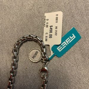 NWT EFFY SS LINK necklace